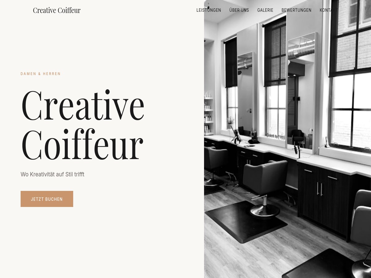 Creative Coiffeur Projektvorschau